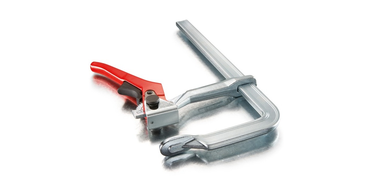 BESSEYSnelspanklem GH25 lijmklem  (Zilver/rood)