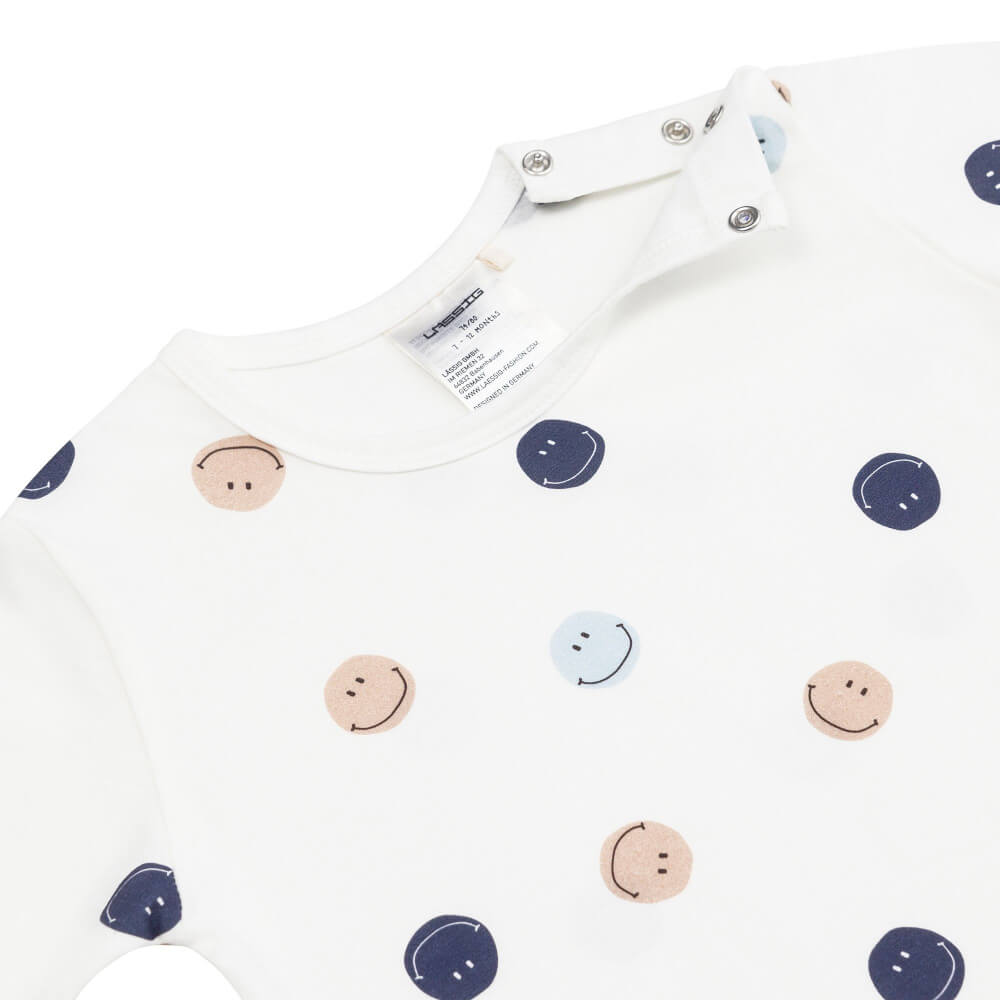 Long Sleeve Set Smile milky, 74/80,