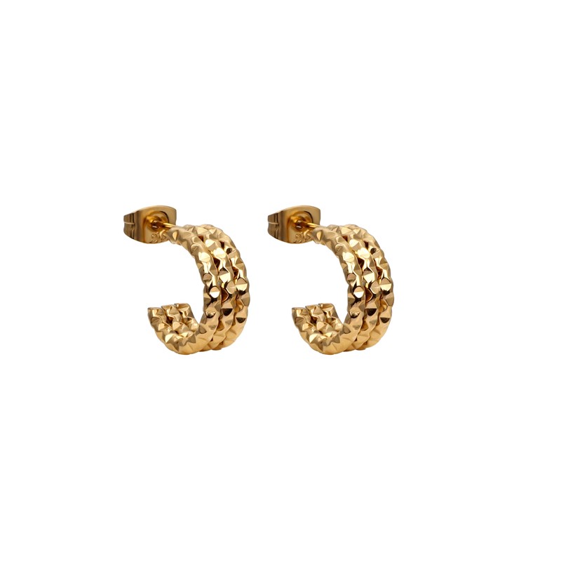 Conmé<br>Øreringe Hoops Rome small