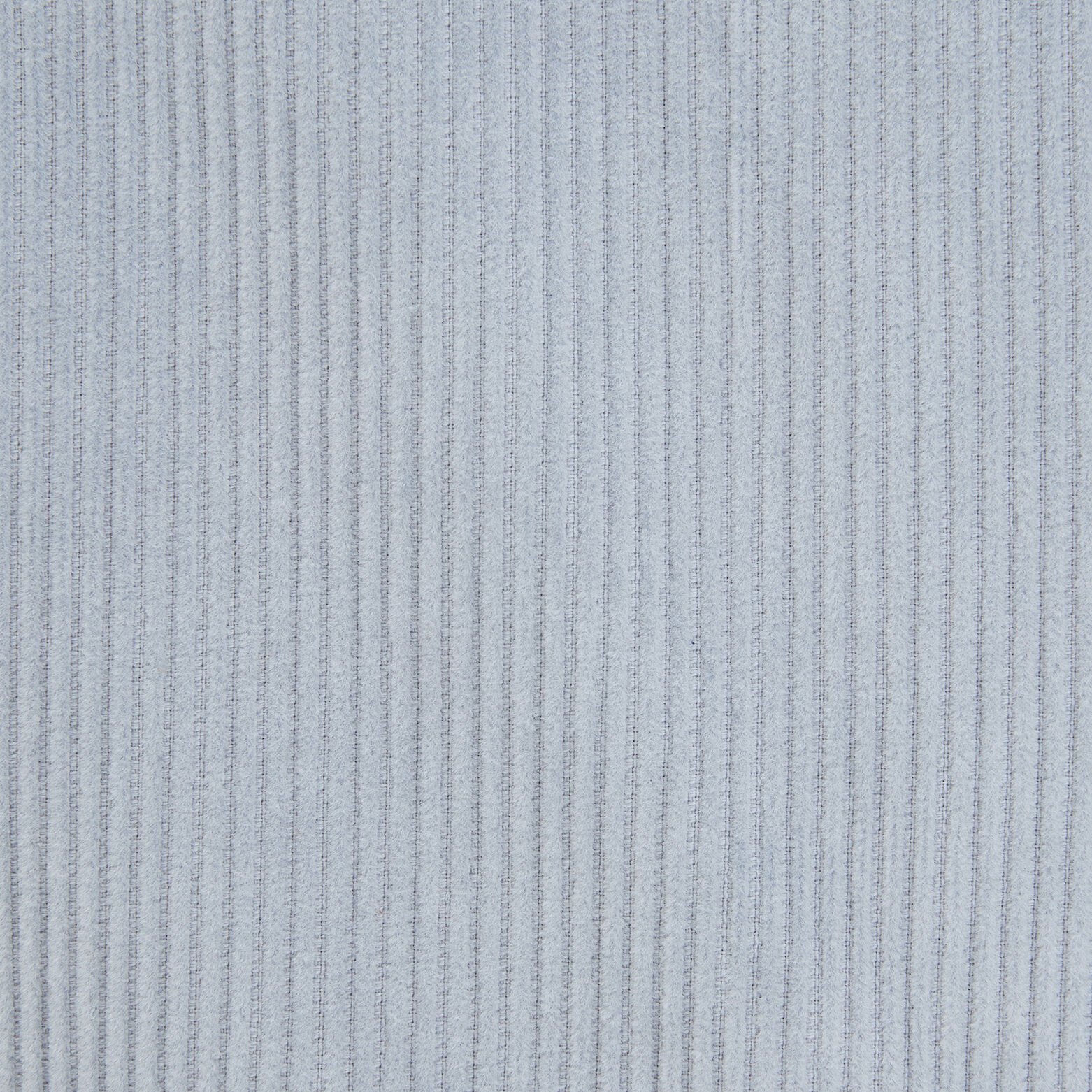 Surchemise unie coton recyclé velours Bleu clair