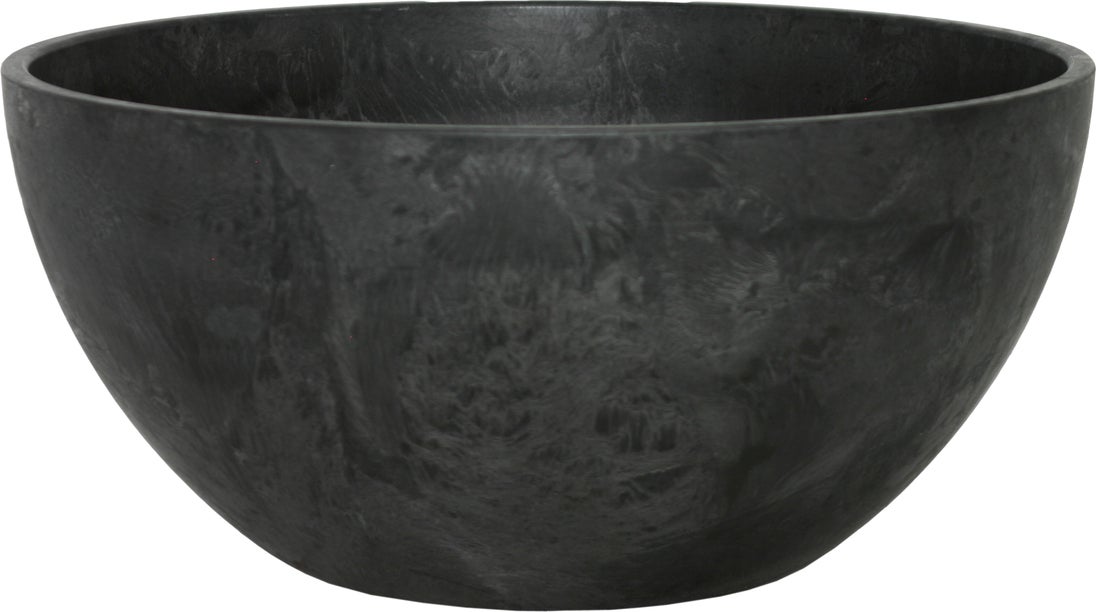 Artstone plantenschaal Fiona D31 H15 cm zwart