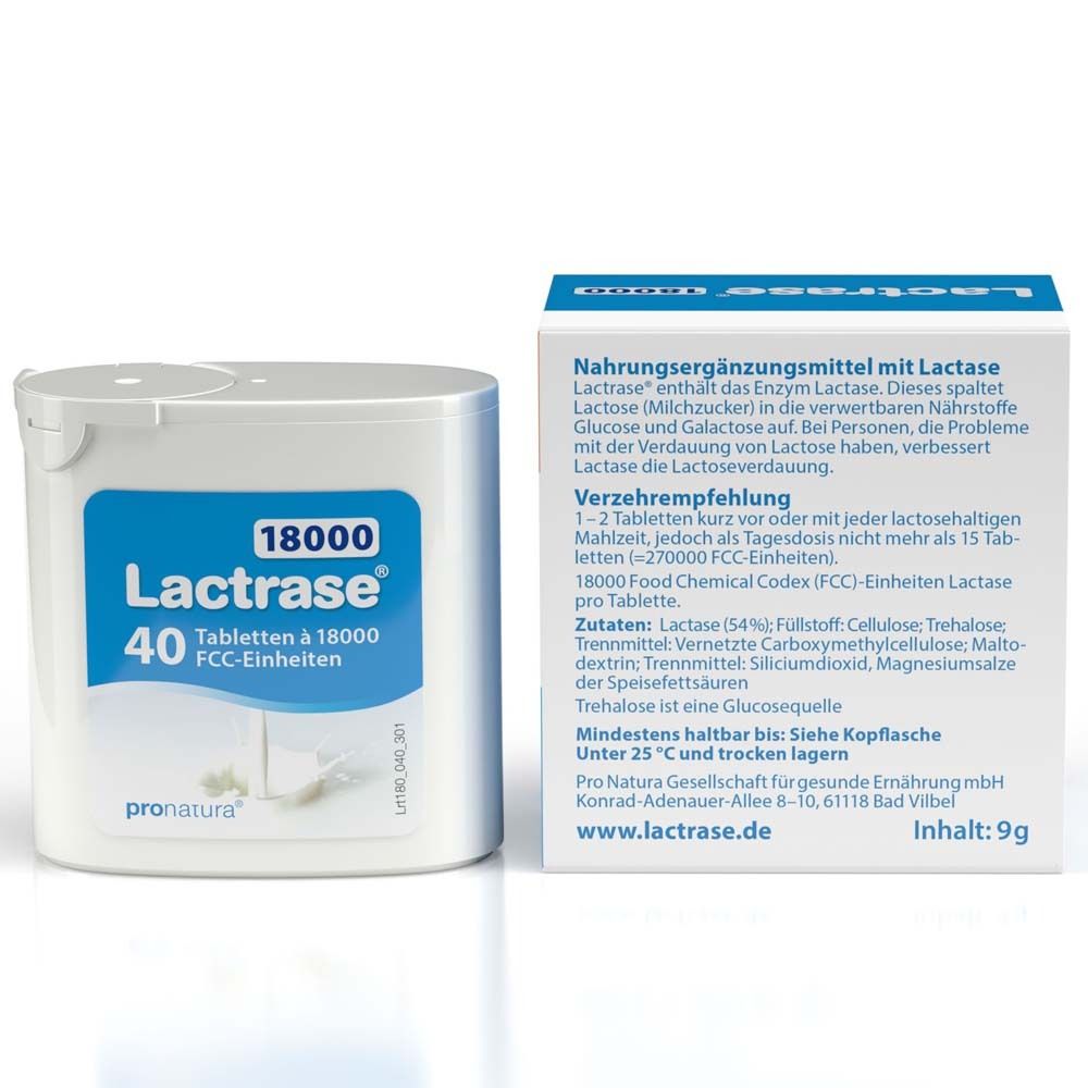 Lactrase® 18000 FCC Klickspender