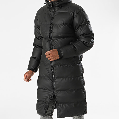 Doudoune Capuche Longue Noir