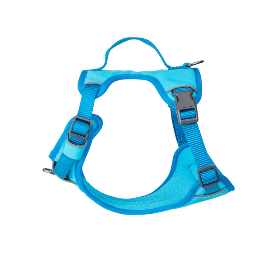 Coleira peitoral refrescante Freedog Cool Pro Tech azul para cães