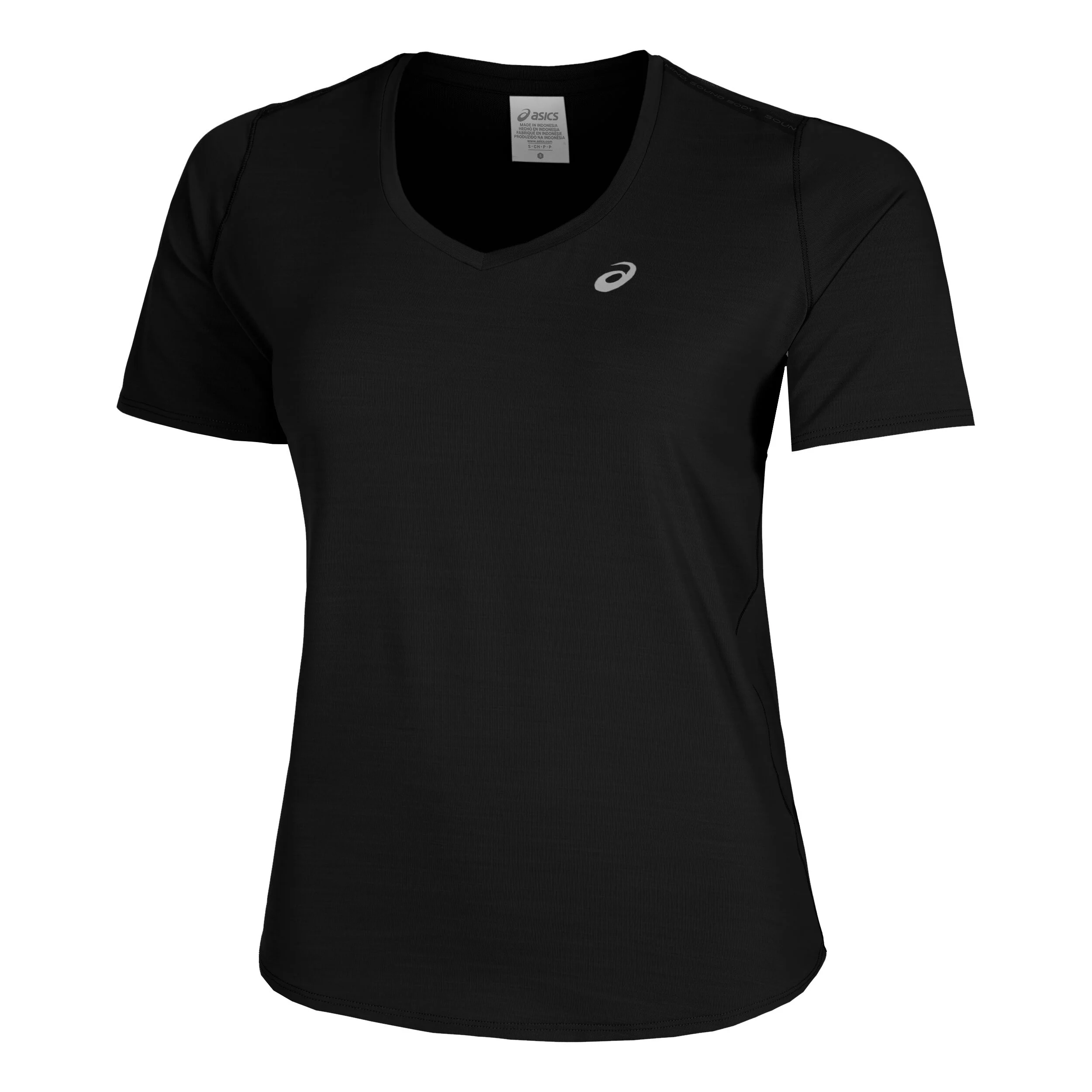 ASICS Road V-Neck Maillot De Course Femmes - Noir