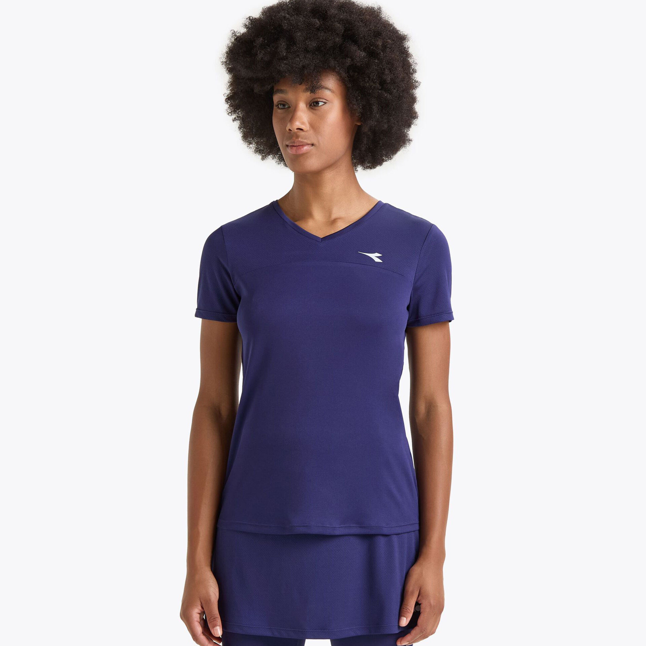 Diadora L. Short Sleeve T-shirt Femmes - Bleu