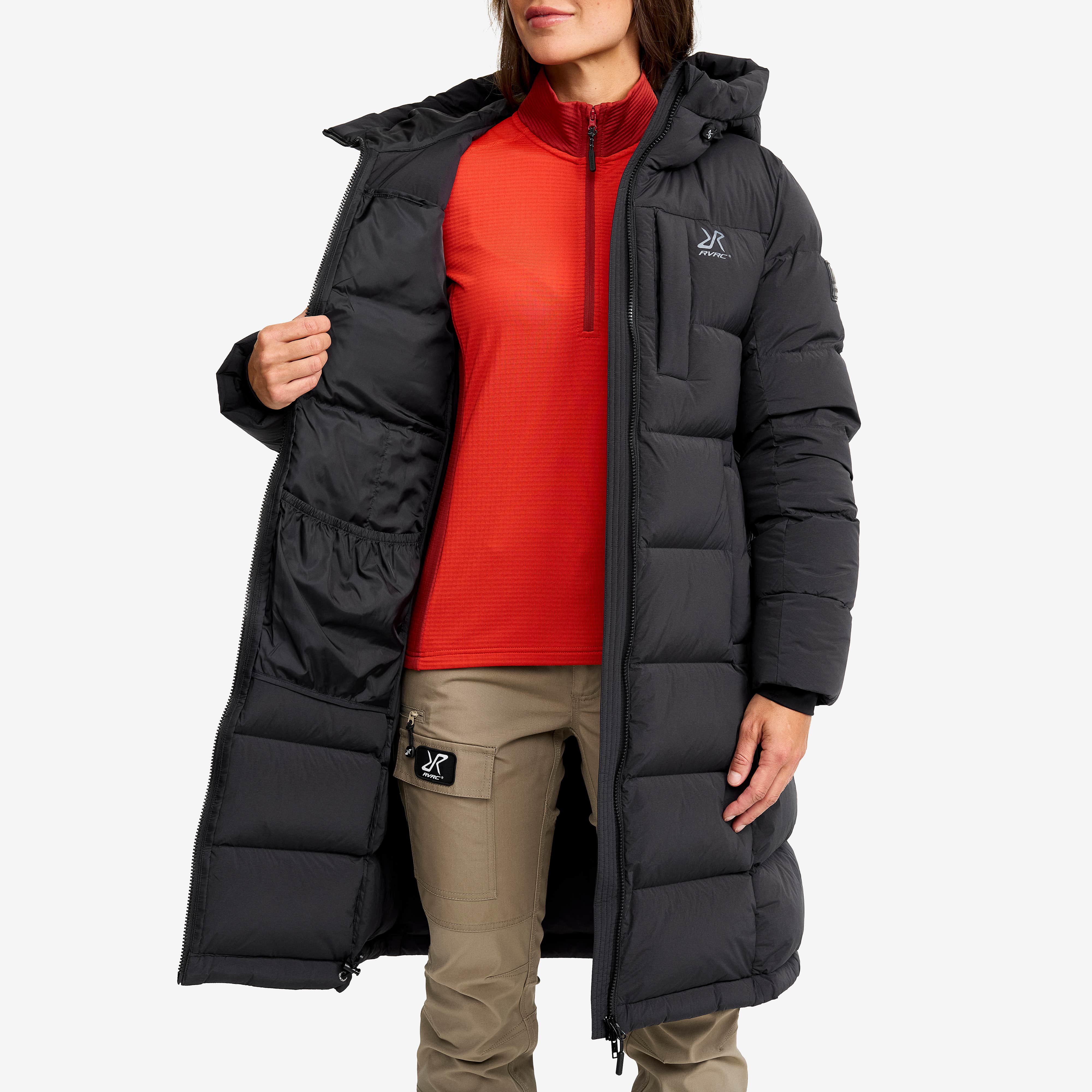 Flexpedition Down Parka Dame Black