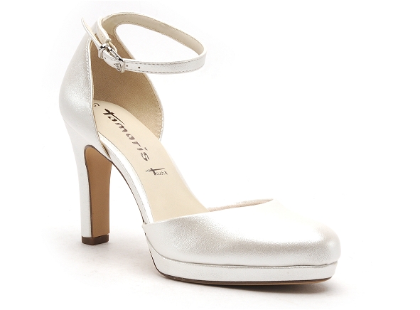 Tamaris escarpins femme 24402 20 blanc