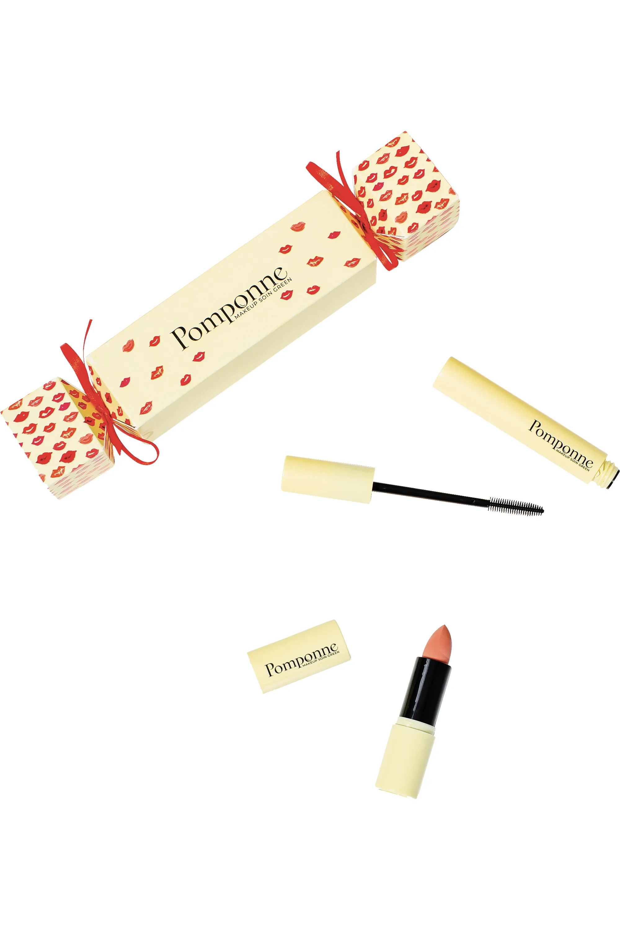 Pomponne Cracker duo rouge à lèvres & mascara naturels