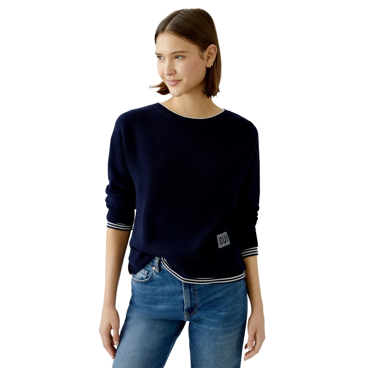 Dames Blouse 25015 blouse streep oversized