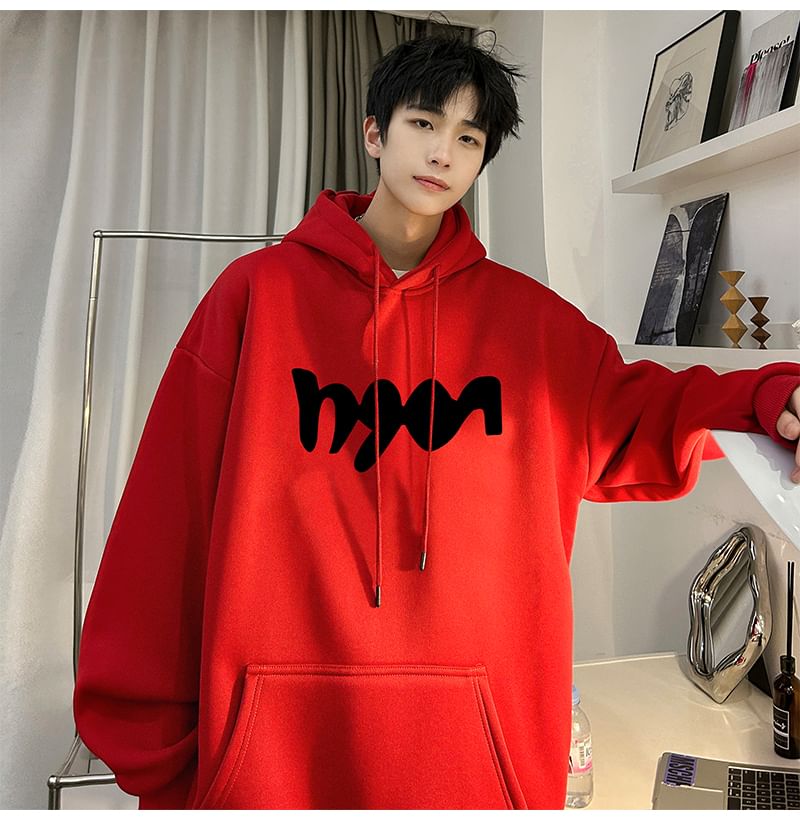 Posive - Oversized hoodie met print