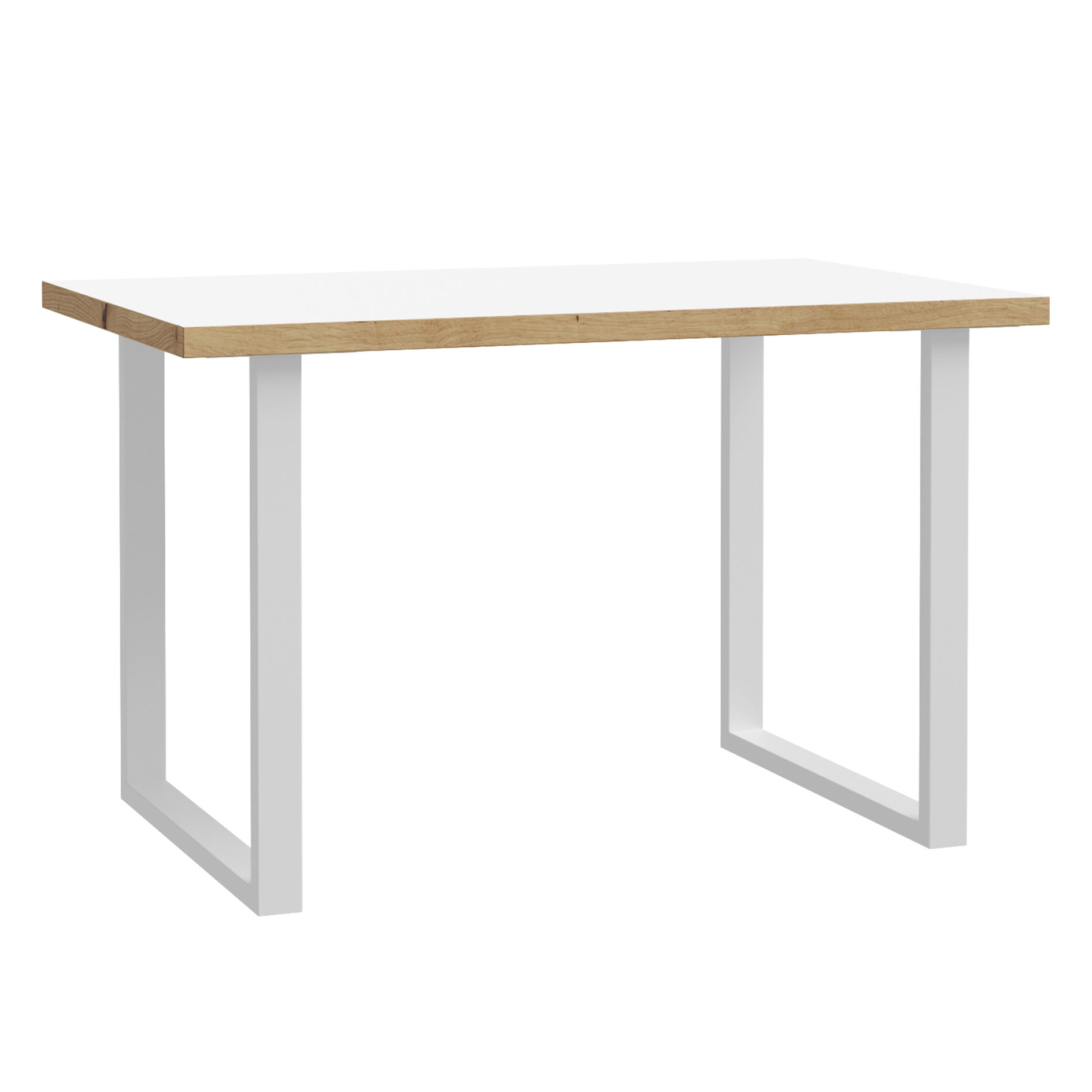 Schreibtisch - weiß-Artisan Eiche - 120 cm
