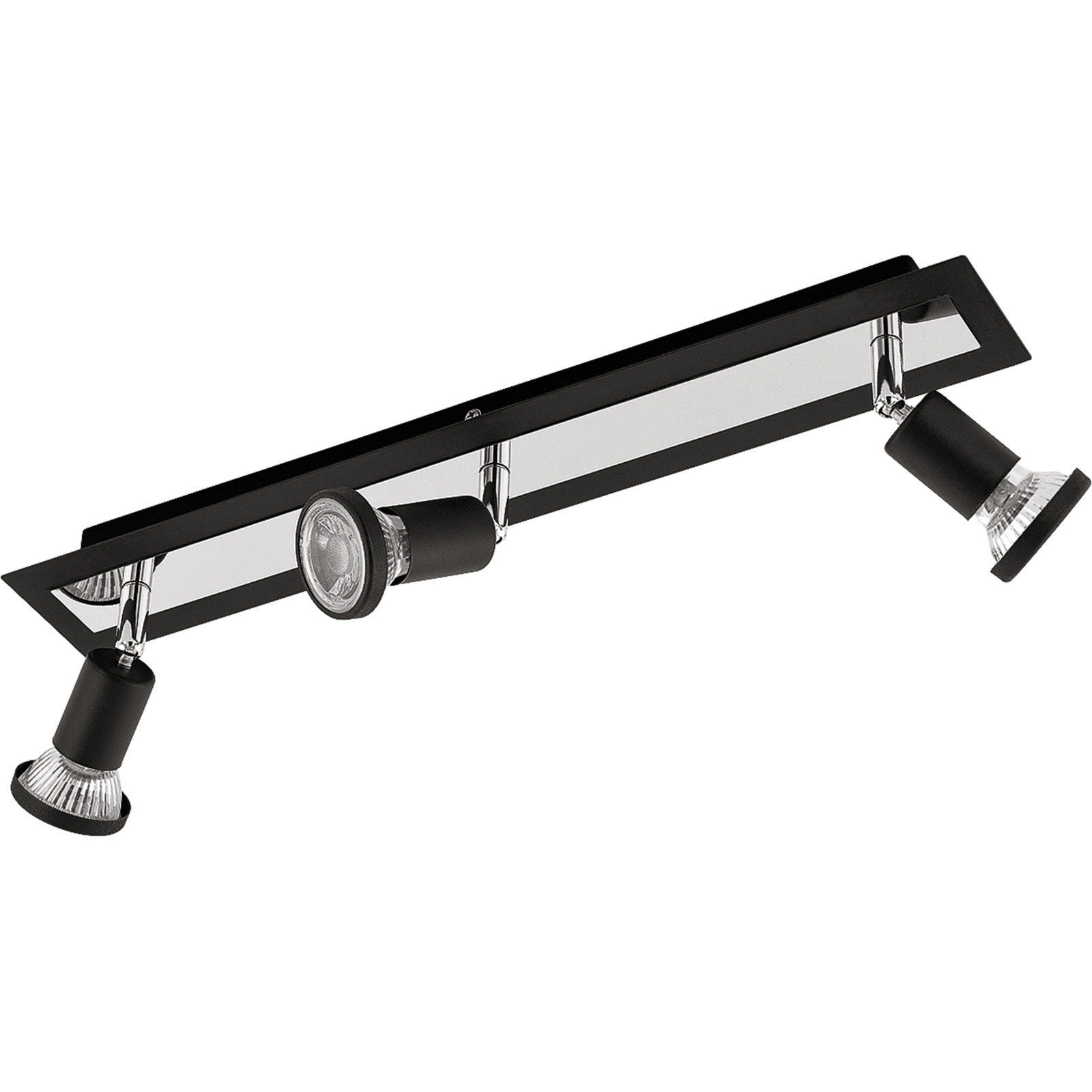 EGLO LED Deckenleuchte SARRIA, schwarz, 3 flammig
