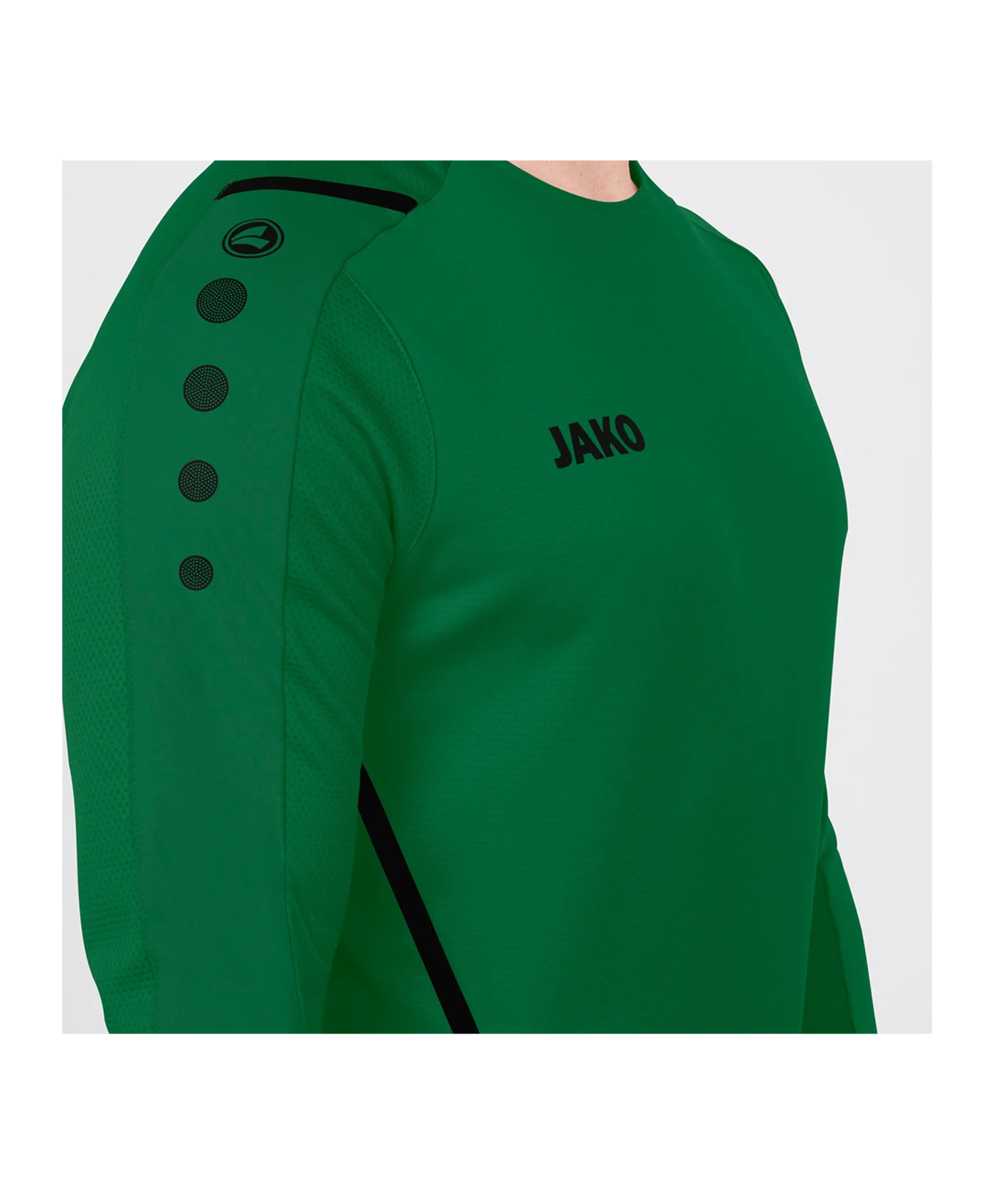 JAKO Challenge Sweatshirt Kids Grün Schwarz F201