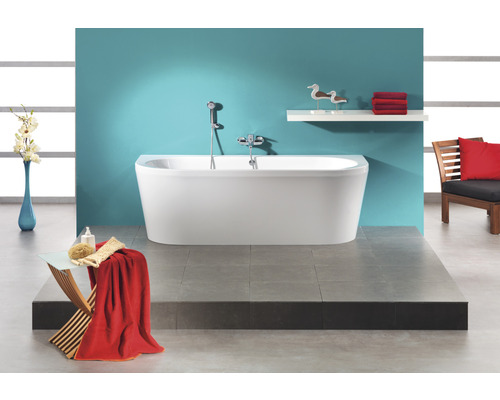 OTTOFOND Messina bad 79 x 180 cm glanzend wit 703801