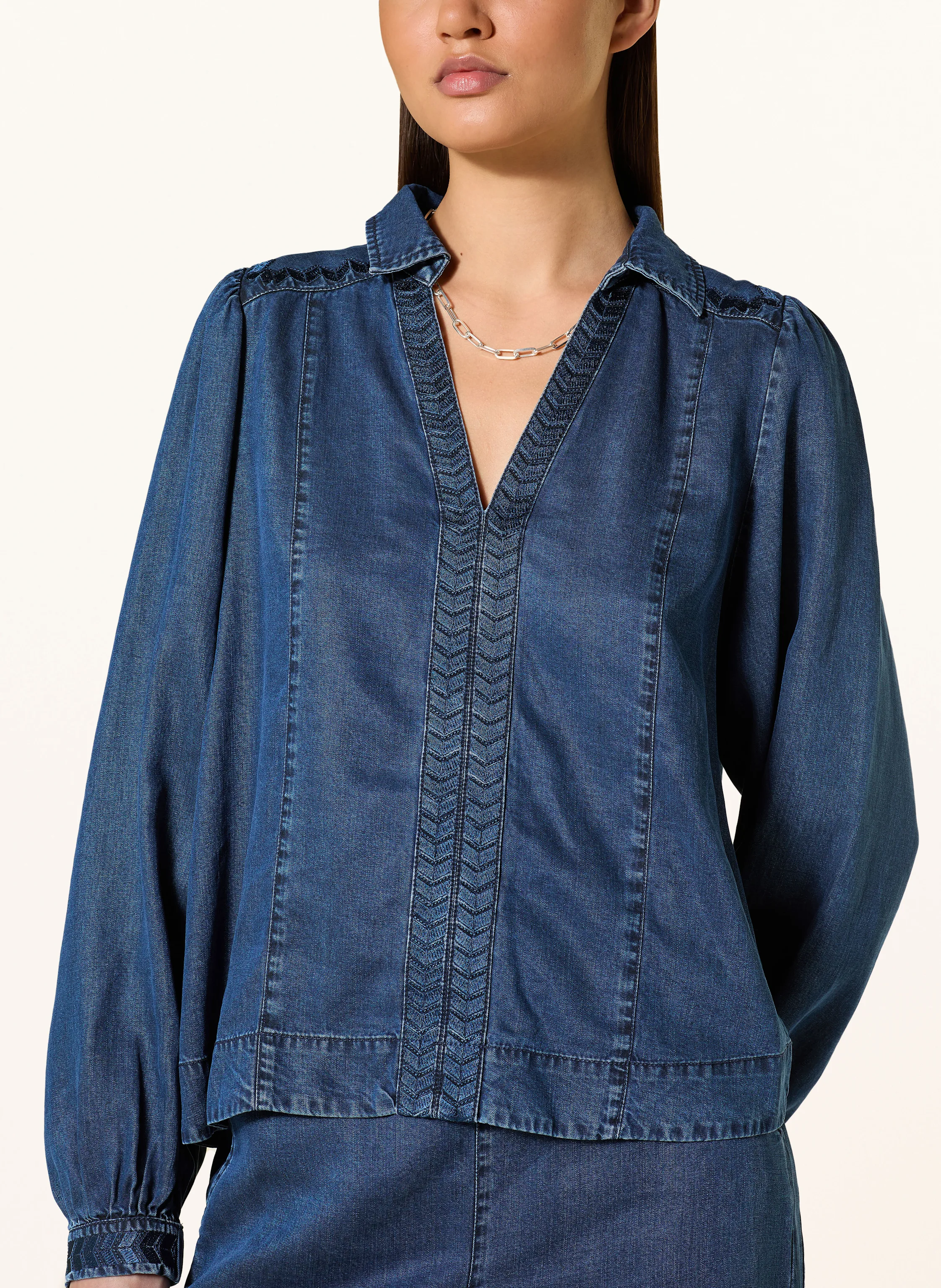 MOS MOSH Jeansbluse MMFOZI TENLY