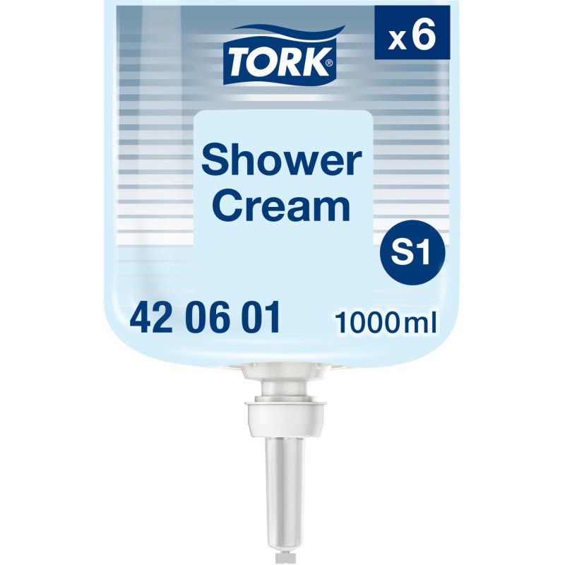 Crème de douche Tork,  pour distributeur S1 - Cartouche de 1 L