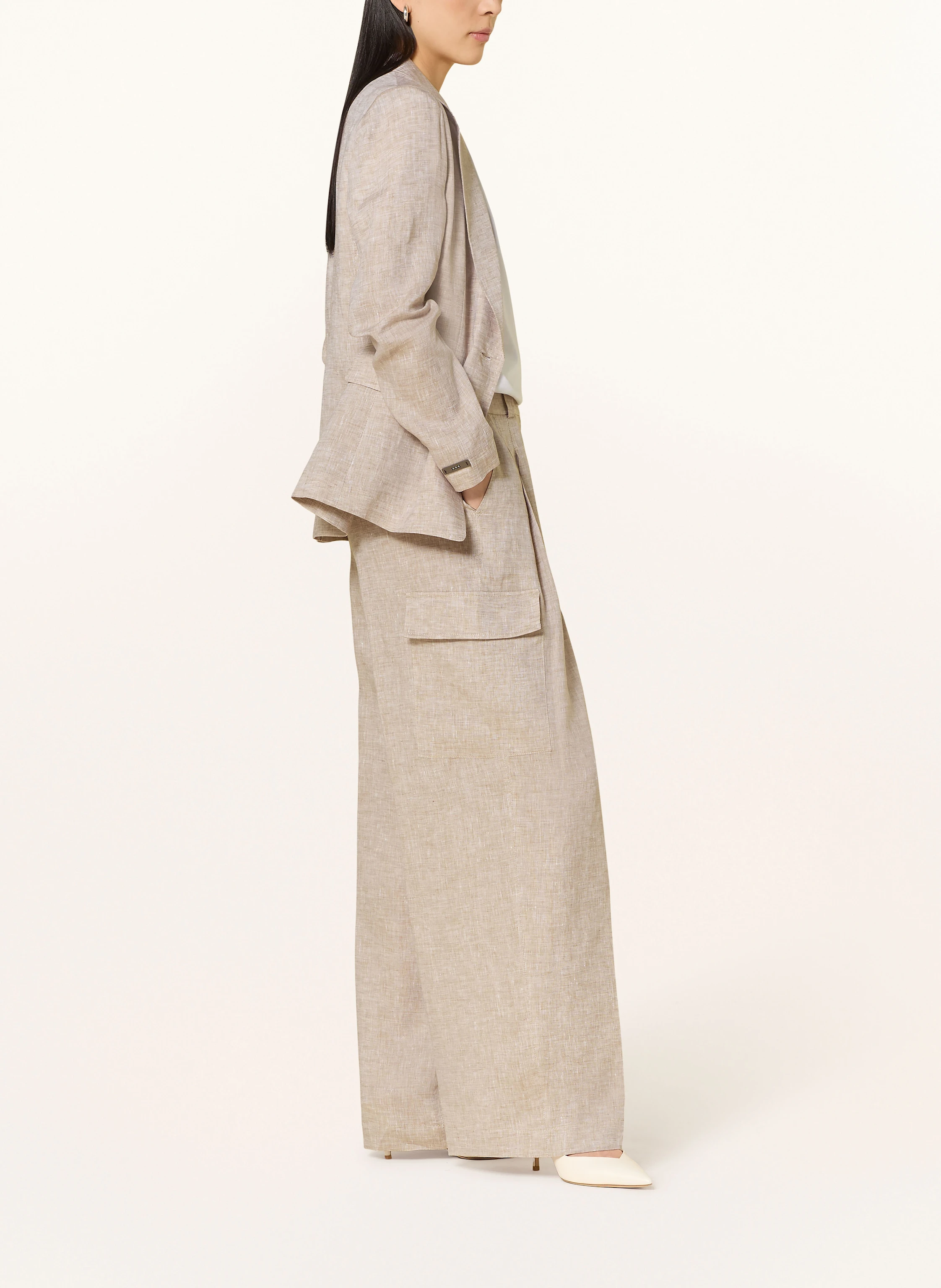 PESERICO Cargohose aus Leinen