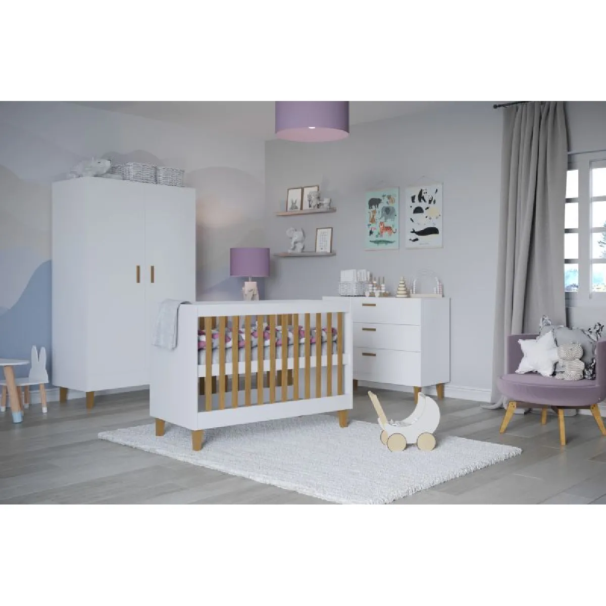 Kocot Kids Lit bébé Kubi - Blanc