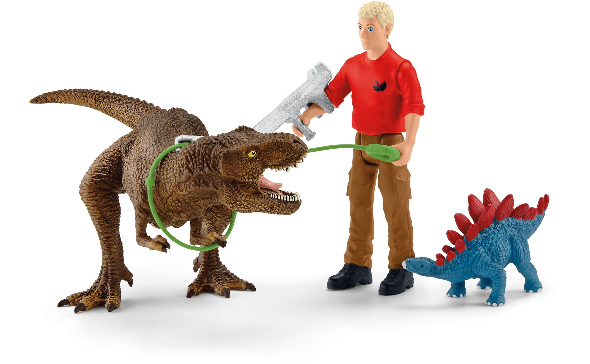 Schleich® Spielfigur »DINOSAURS, Tyrannosaurus Rex Angriff (41465)«
