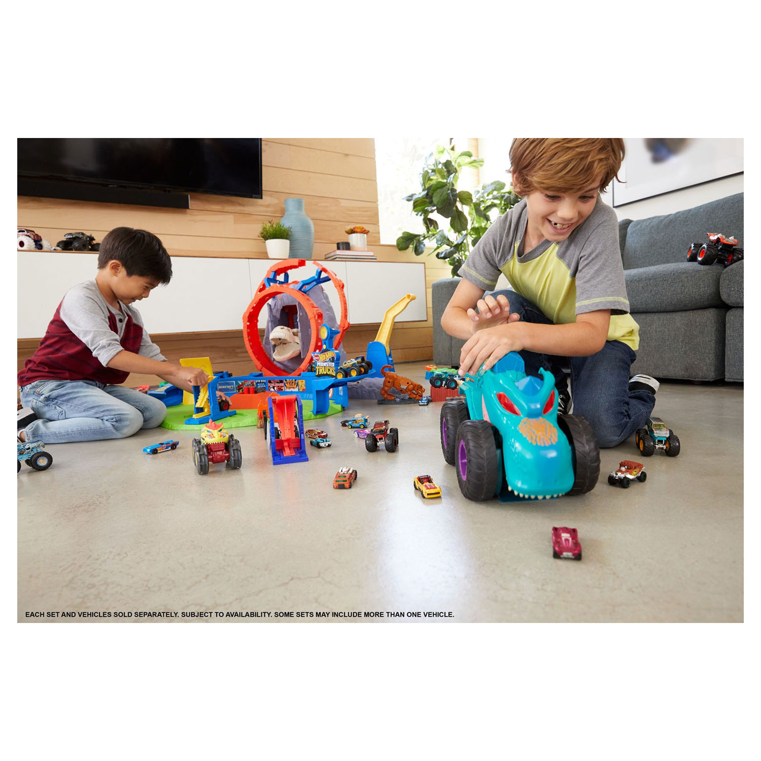 Hot Wheels Monster Truck - Car Chompin' Mega-Wrex