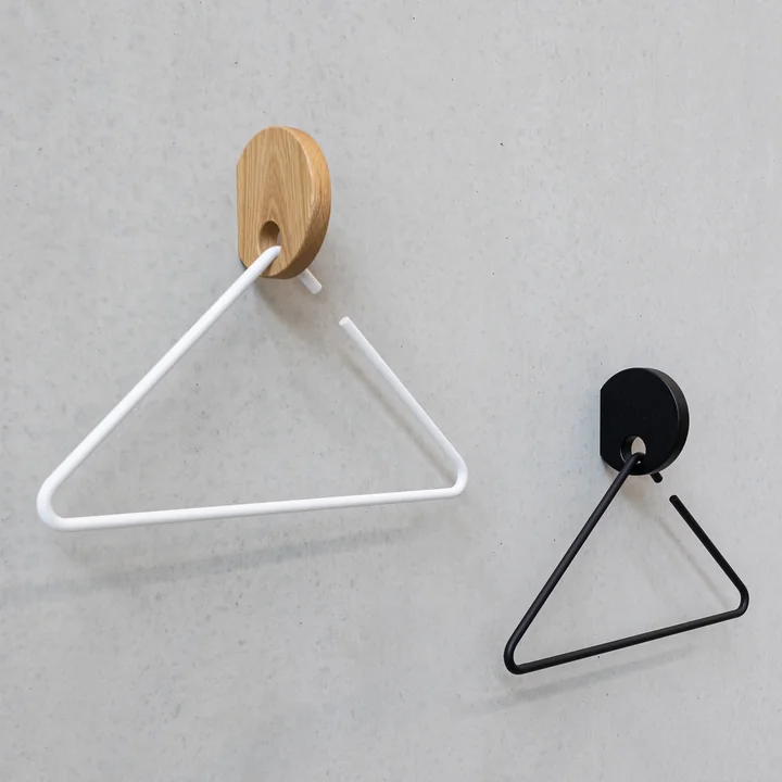 HANA - Yoyo Wandhaken Ø 12 cm, Eiche natur