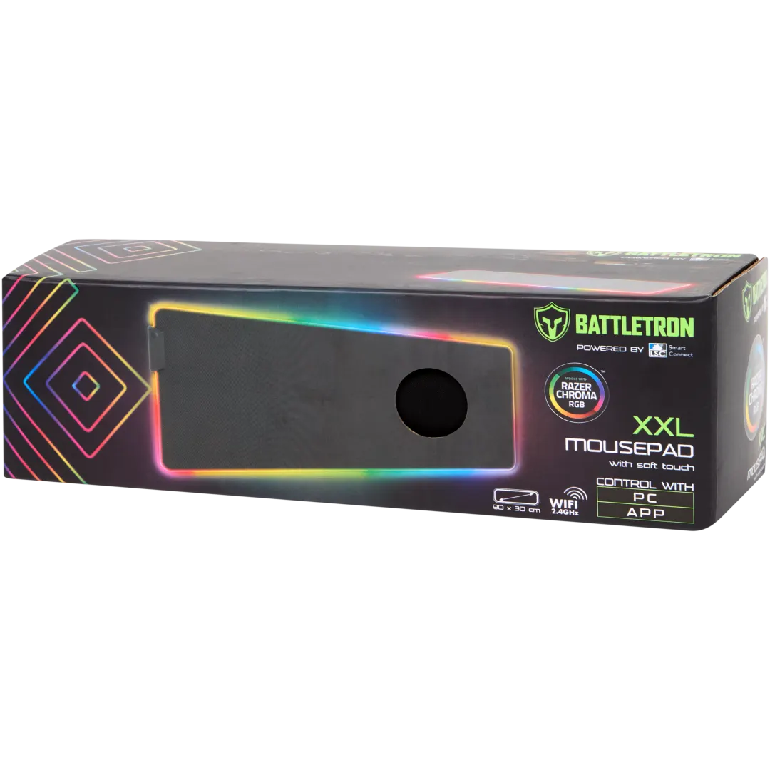 LSC Battletron XXL gaming muismat Razer Chroma 90 x 30 cm
