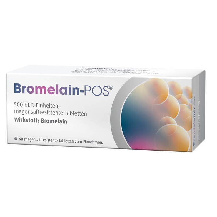 Bromelain POS magensaftresistente Tabletten, 60 St
