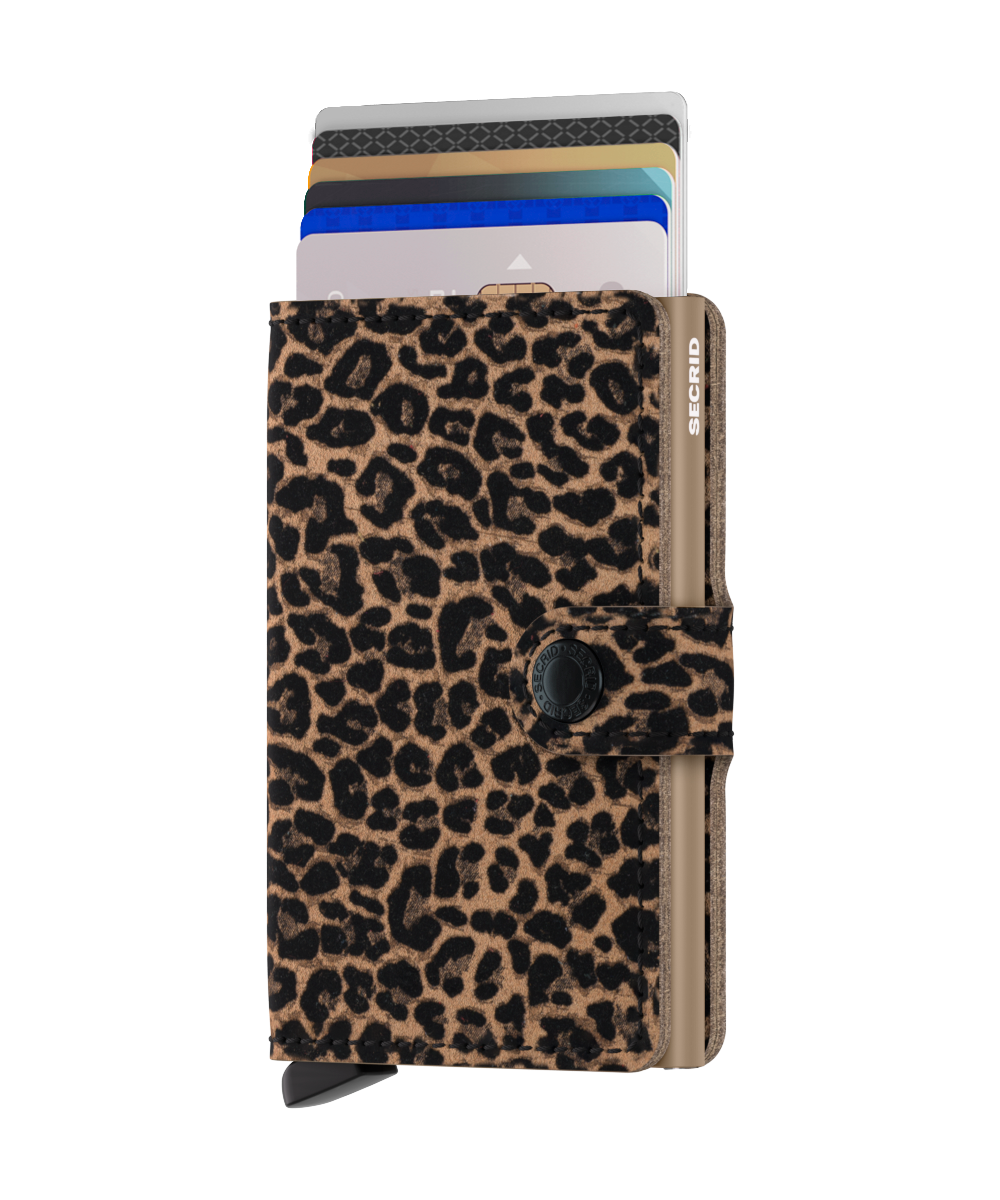 Secrid  Minipung med kortholder - Leo Beige