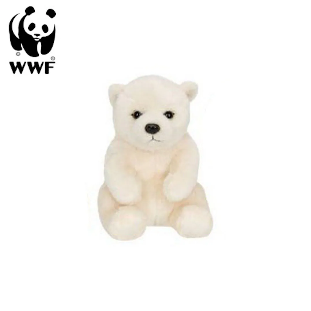 WWF Plüschtier Eisbär (14cm) lebensecht Kuscheltier Stofftier Bär Arktis