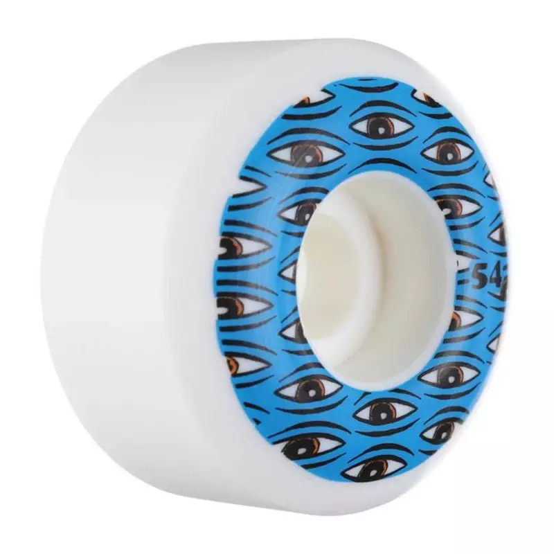Roues skate TOY MACHINE (x4) All Seeing Blanc 100A 54mm