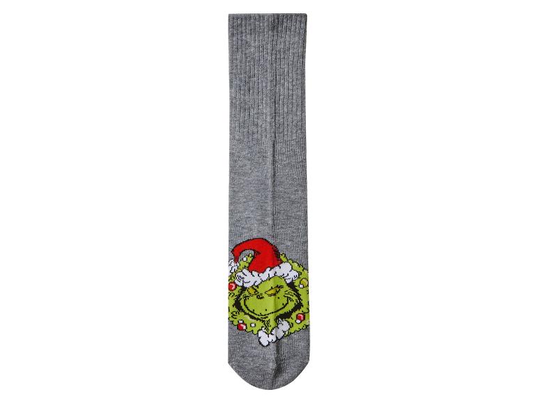 3 Paar kerstsokken The Grinch