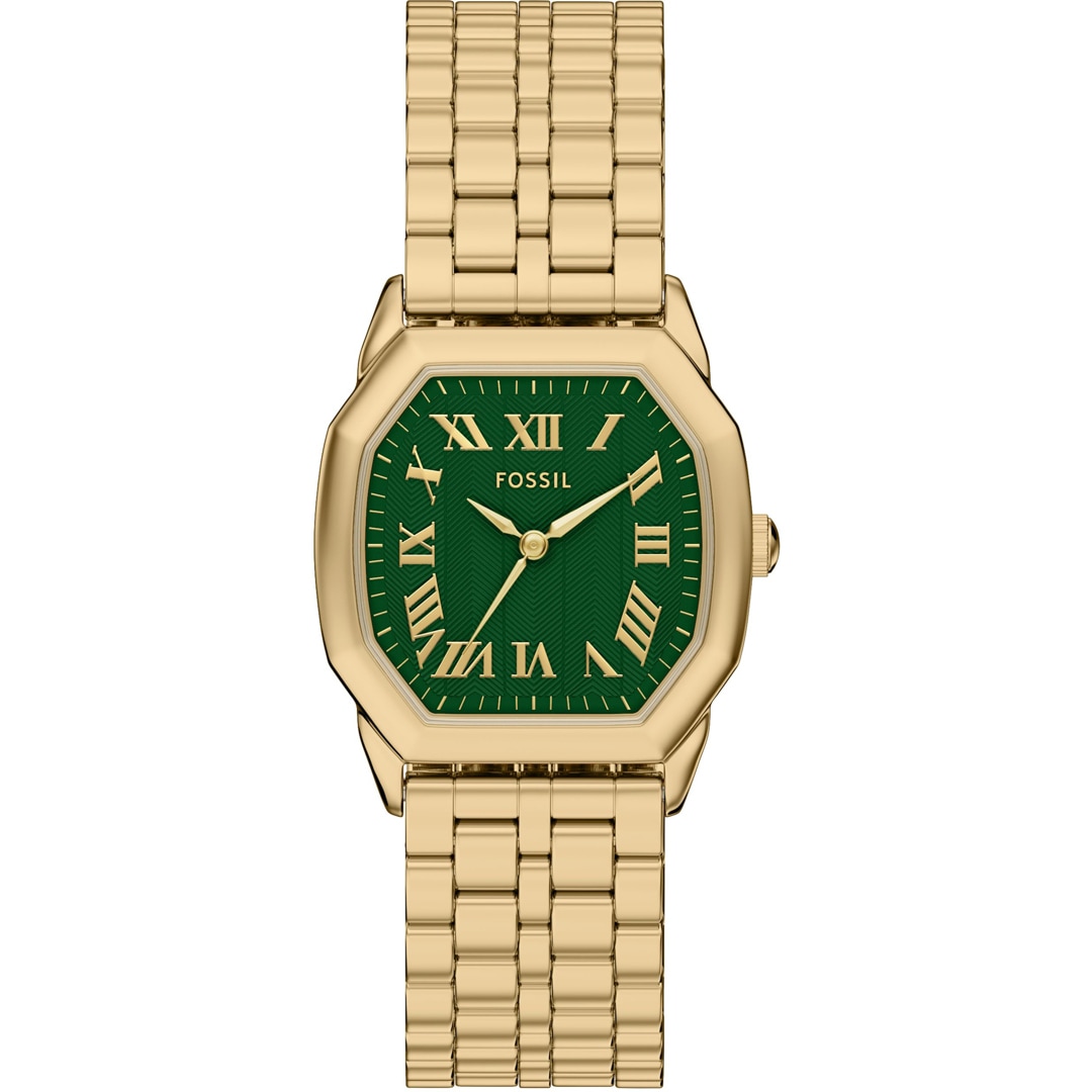 Fossil Harlow 32mm Goldig / Grün