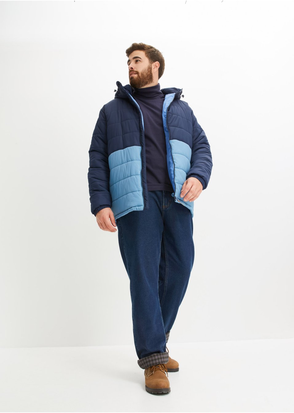 Veste matelassée à capuche en polyester recyclé