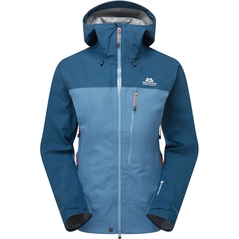 Mountain Equipment Makalu Hardshelljacke Stellar / Majolica / Blue Damen