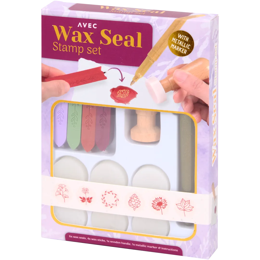 Kit créatif tampons en cire Avec