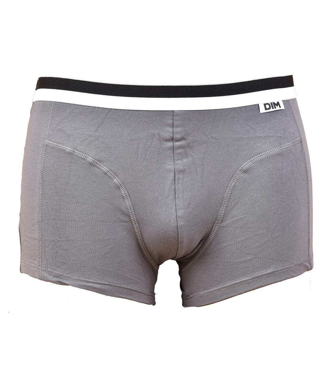Boxer DIM Homme en coton stretch ultra Confort -Assortiment modèles photos selon arrivages- Pack de 2 Boxers Atlanta/Gris