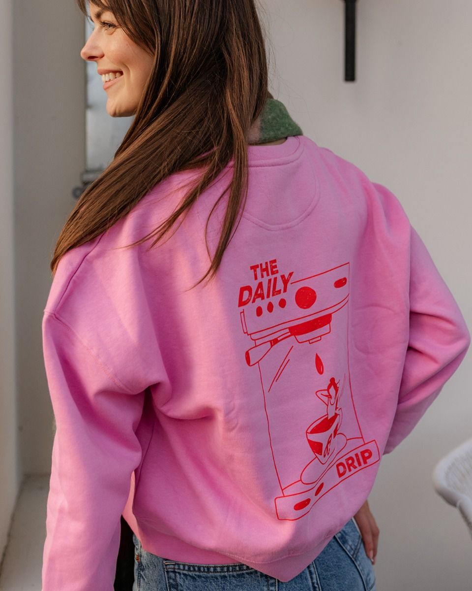 Aquila The Daily Drip Roze Damessweater