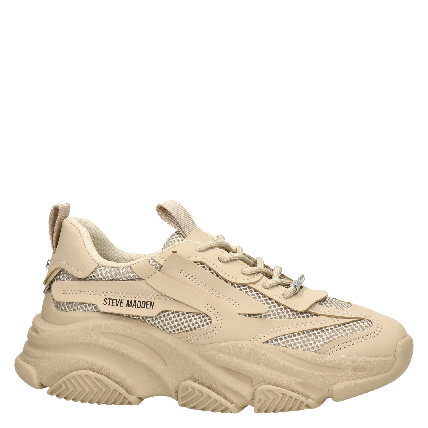 Steve Madden Possession-E dames sneaker Steve Madden Beige