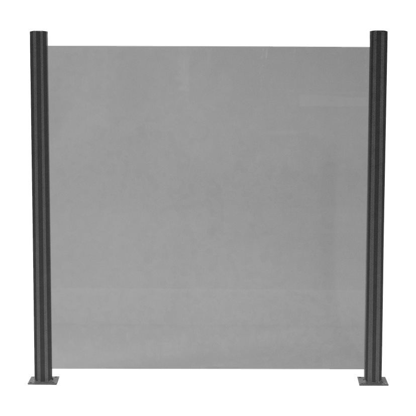 Glassplate for glassgjerde 57,6x160 cm