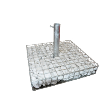 Parasolvoet Como Bordure vierkant 10 x 60 x 60 cm 7,2 kg