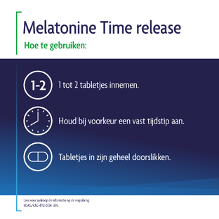 Shiepz Melatonine Time Release Tabletjes 500TB