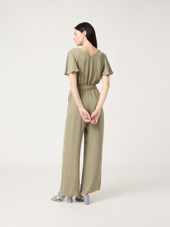 Combinaison pantalon ceinturée