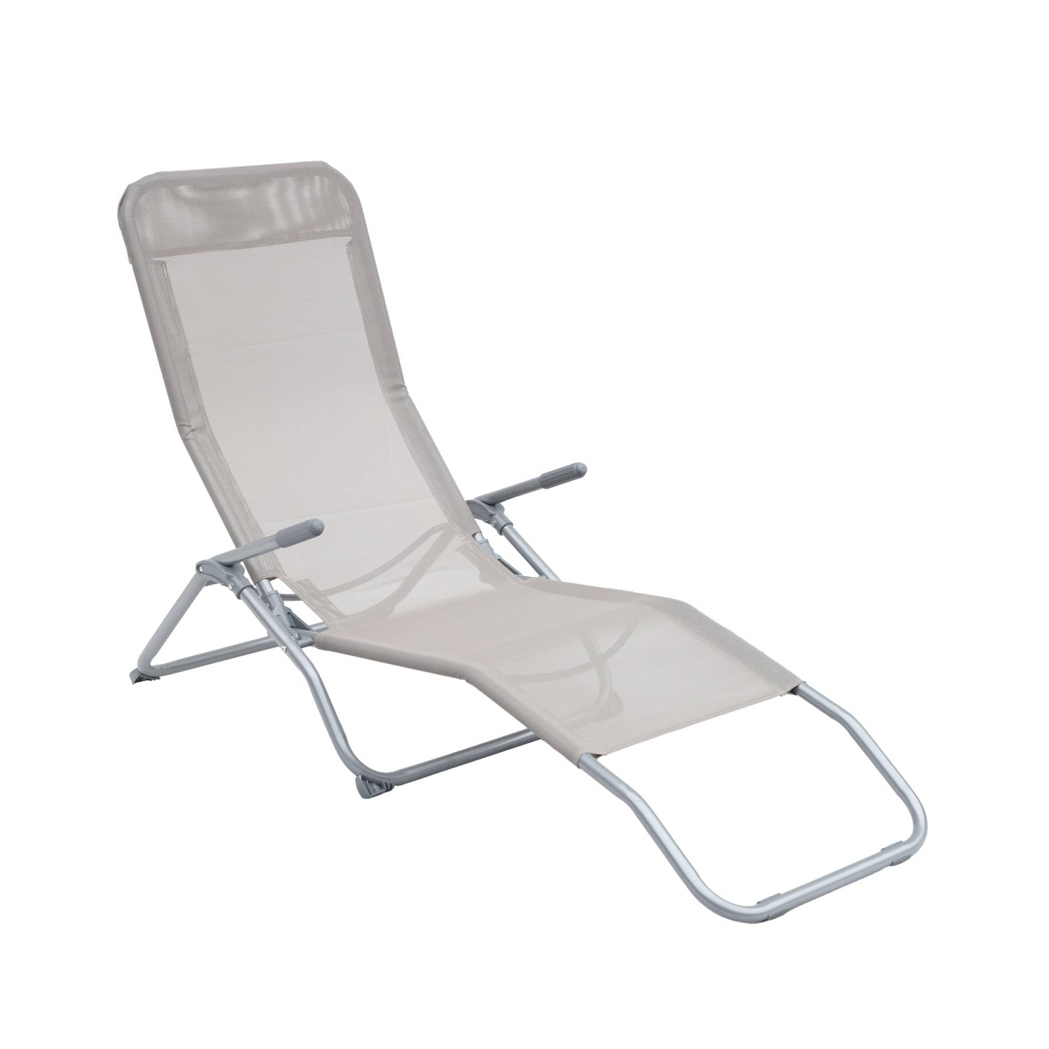 sweeek - Set van 2 verstelbare tuinstoelen - Levito