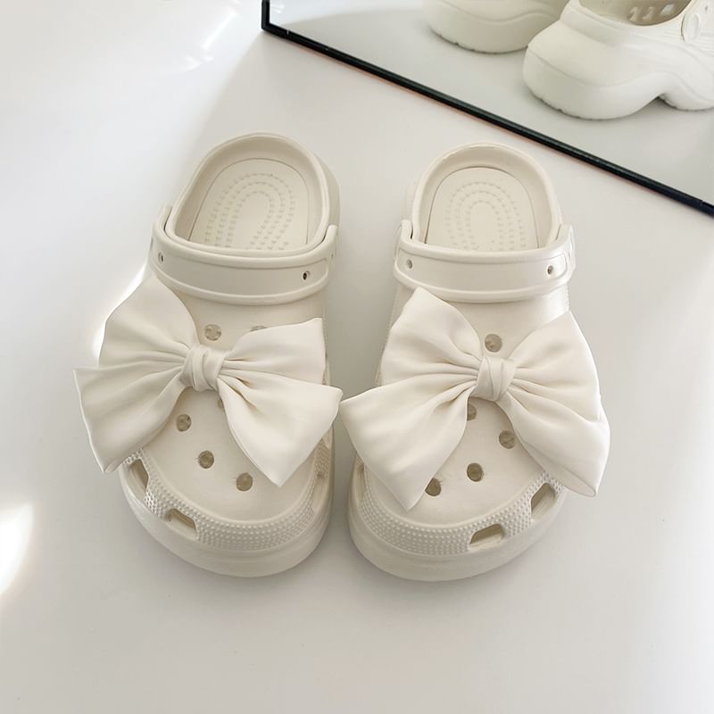 Worthbuy - Bow Clog Shoe Charm