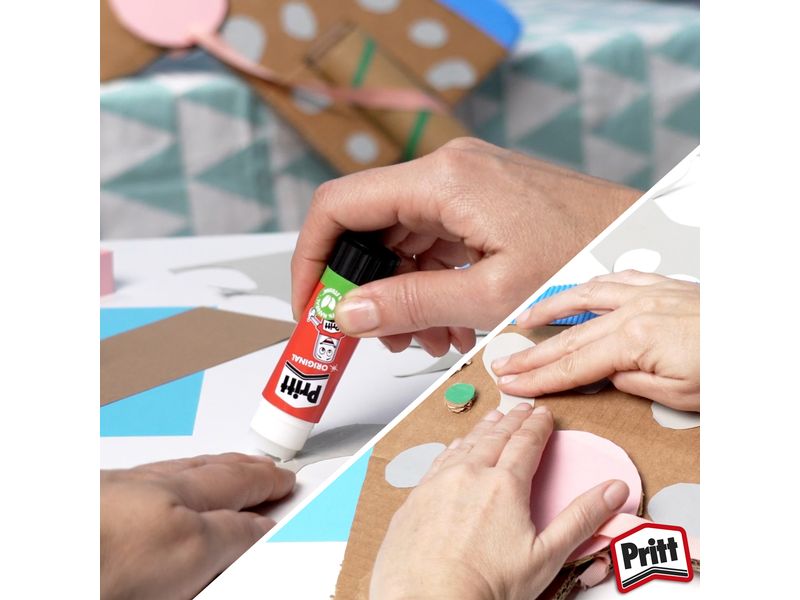 Pritt Klebestift 11 g, 1 Stück Kinderfreundlicher Leimstift für kreative Bastelarbeiten