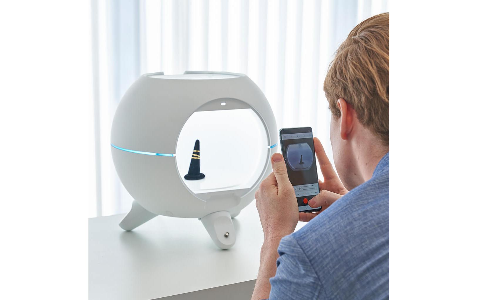 Aufnahmebox Foldio360 Smart Dome<br>360°-Aufnahmebox für Produktfotografie in Studioqualität