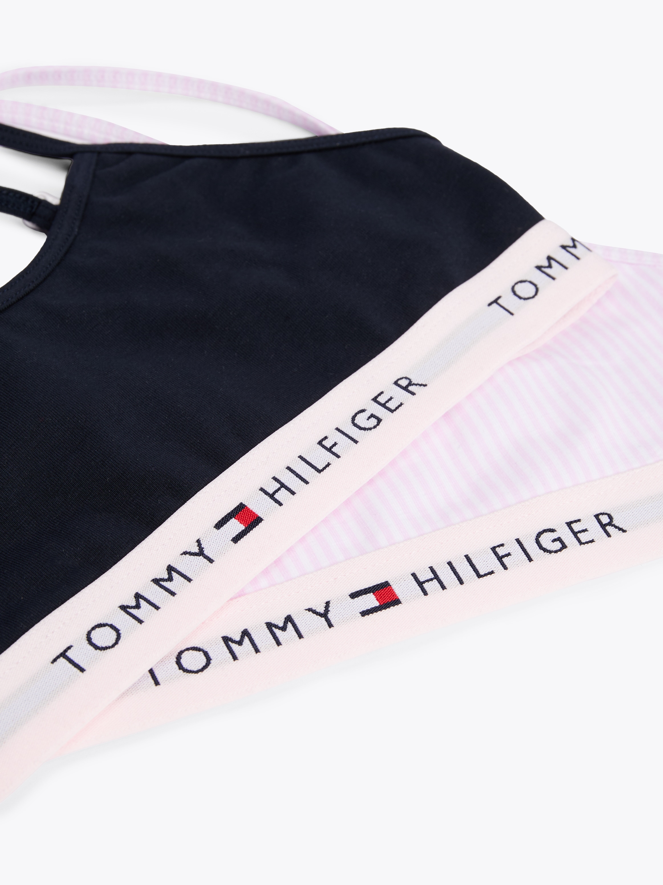 Tommy Hilfiger Underwear Bralette »2PK STRAPPY BRALETTE PRINT«, 2 Stk. mit Logobund