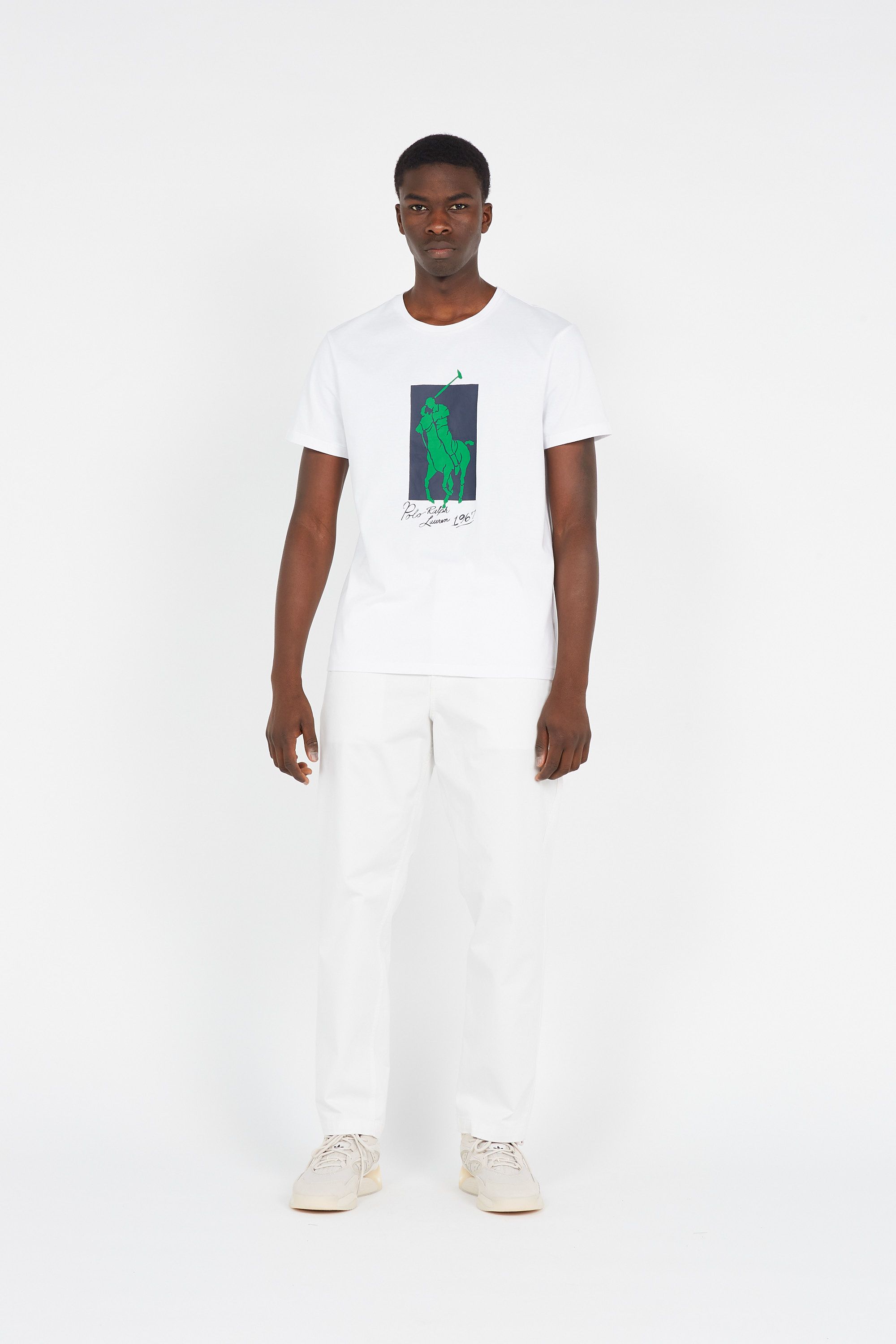 POLO RALPH LAUREN Chino droit en coton stretch  Blanc
