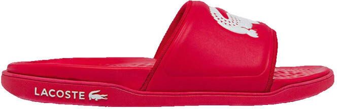Lacoste Comfortabele en stijlvolle sliders voor heren Red Heren